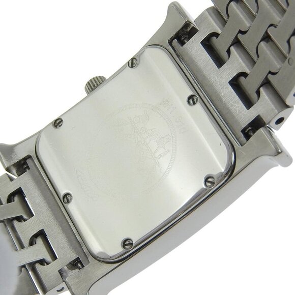 HERMES H watch Watches HH1.510 Silver SilverDial Stainless Steel Quartz An... - Picture 6 of 8
